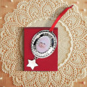 Personalized Baby's 1St Oval Photo Ornament with Custom Name Message
