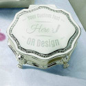 Beautiful Engravable Personalized Princess Victorian Jewelry Box