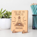 Personalized You are My Panacea Wooden Valentine's Gift card