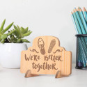 Personalized We Are Better Together Wooden Valentine's Gift card