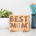 Personalized Best Mom Wooden Mother's Day Wooden Gift Card