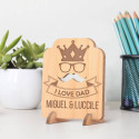 Personalized I Love Dad Wooden Father's Day Gift Card