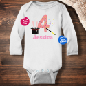 Personalized Magic Birthday Infant Long Sleeve Bodysuit