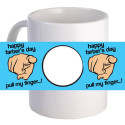 Personalized "Pull My Finger!" Coffee Mug With Custom Printed Image