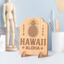 Personalized Hawaii Aloha with ESTD Date Wooden Gift Card