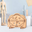 Personalized Louisiana with ESTD Wooden Gift Card