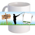 Personalized "Fishing Father's Day" Coffee Mug A Lovely Gift To Father