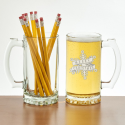 Personalized Christmas Over-sized Glass Pint Tankard