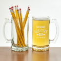 Personalized Valentine's Day Glass Pint Tankard Over-Sized