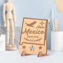 Personalized New Mexico with ESTD Wooden Gift Card