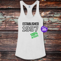 Personalized Princess Birthday Shirttail Satin Jersey Tank