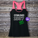 Personalized 100% Authentic Juniors Birthday Varsity Tank