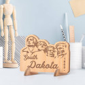 Personalized South Dakota with ESTD Wooden Gift Card