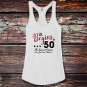 Personalized Life Begins Birthday Shirttail Satin Jersey Tank