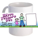 From Your Little Girl Custom Coffee Mug Lovely Gift For Your Father