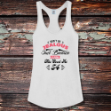 Personalized Don't Be Jealous Birthday Shirttail Satin Jersey Tank