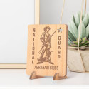Personalized National Guard Wooden Military Gift Card