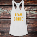 Personalized Getting Drunk Wedding Shirttail Satin Jersey Tank