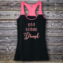 Personalized Legit Getting Drunk Bridesmaid Varsity Tank