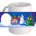 Personalized Christmas 11 oz Beautiful Decorative Coffee Mug