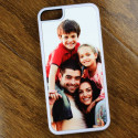 White Personalized iPhone 5c Plastic Case with Custom Image Printed
