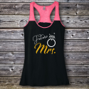 Personalized Future Mrs. Wedding Varsity Tank