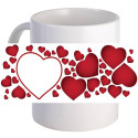 Personalized "Love Crazy" Lovely Coffee Mug With Custom Printed Image