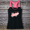Personalized I Said Yes Wedding Varsity Tank