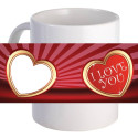 Personalized "Heart Shine Photo" Beautiful Decorative Coffee Mug