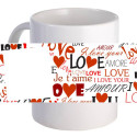 Personalized "Love Text" Coffee Mug Beautiful Gift For Loved Ones