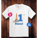 Personalized Kids Birthday 100% Cotton T-Shirt, Hanes