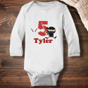 Personalized Happy Birthday Infant Long Sleeve Bodysuit