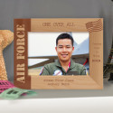Air Force Personalized Wooden Picture Frame