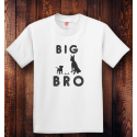 Personalized Big Bro Youth Tagless, 100% Cotton T-Shirt, Hanes