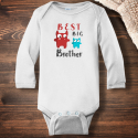 Personalized Best Big Brother Infant Long Sleeve Bodysuit