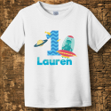 Personalized Space Girl Birthday Toddler Fine Jersey Tee