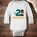 Personalized Birthday Celebration Infant Long Sleeve Bodysuit