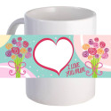 Personalized "I Love You Mum" Beautiful Coffee Mug With Custom Image