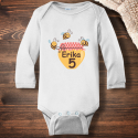 Personalized Sweet Birthday Infant Long Sleeve Bodysuit