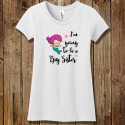 Personalized Going To Be A Big Sister Concert Tee