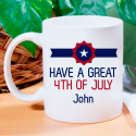 Have a Great 4th of July Beautifully Personalized Decorative Mug