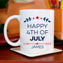 Happy 4th of July Personalized Mug