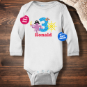Personalized Best Birthday Ever Infant Long Sleeve Bodysuit