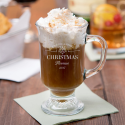 Personalized Christmas Anchor Hocking Irish Coffee Mug