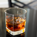 Personalized Valentine's Day Libbey Double Rocks, Whisky Old Fashioned Glass