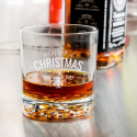 Personalized Christmas Libbey Nob Hill Rocks / Old Fashioned Glass