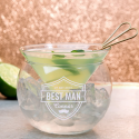 Personalized Bestman Libbey Martini Chiller Set