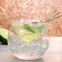 Personalized Happy Father's Day Libbey Martini Chiller Set