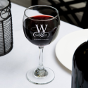 Personalized Core Balloon Wine Glass