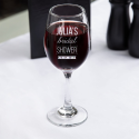 Personalized Bridal Shower Core All-Purpose Wine Glass
